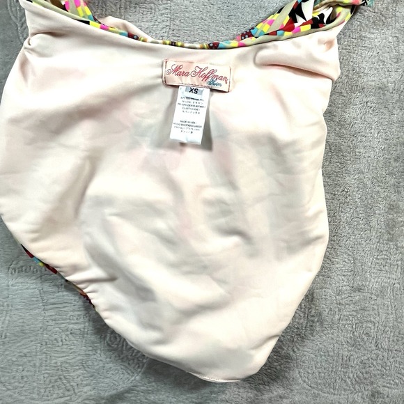 Mara Hoffman Swim Rising Palm Cutout‎ One-piece Swimsuit Blue Womens XSmall - Picture 7 of 8